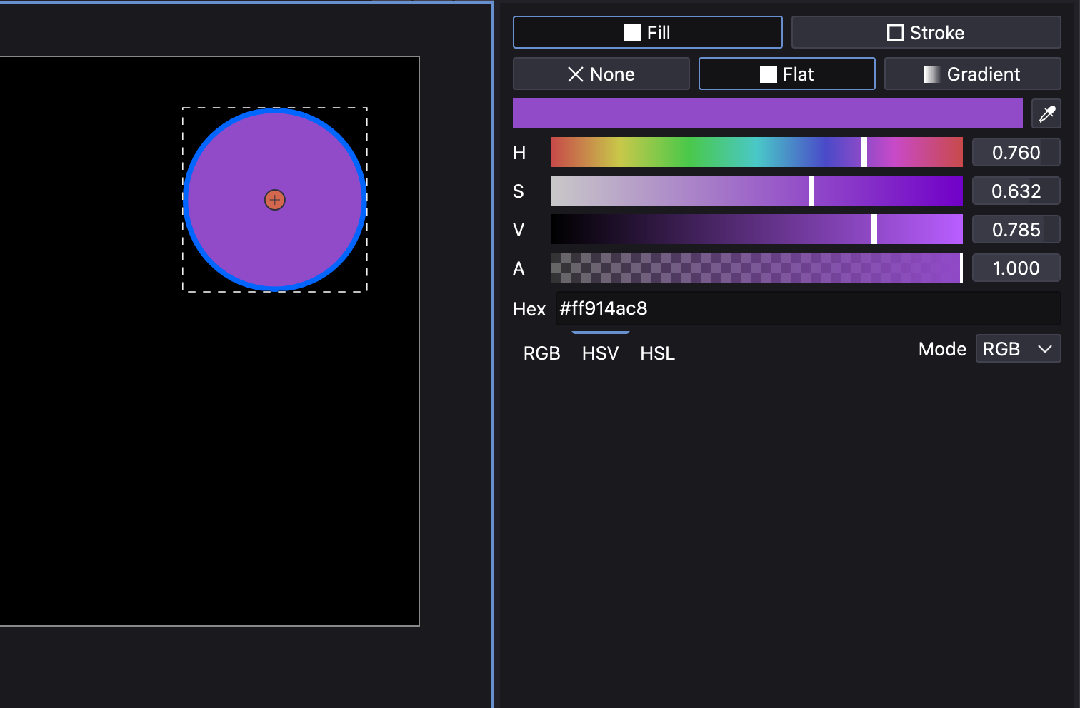 Change color value